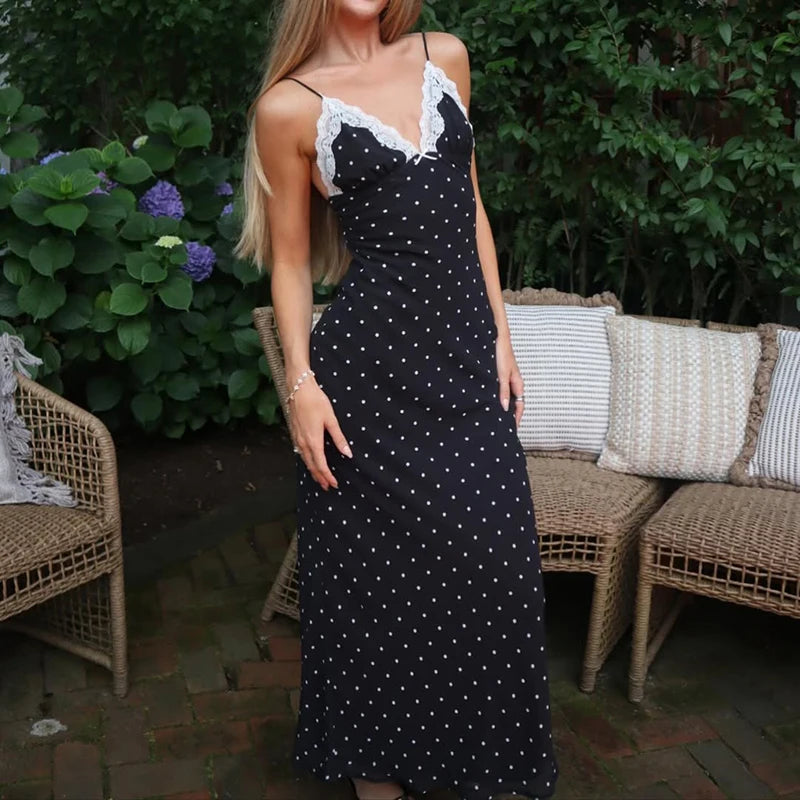Tammy Polka Dot Slip Dress