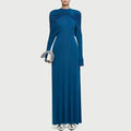 Falisha Wrap Long Sleeve Gown