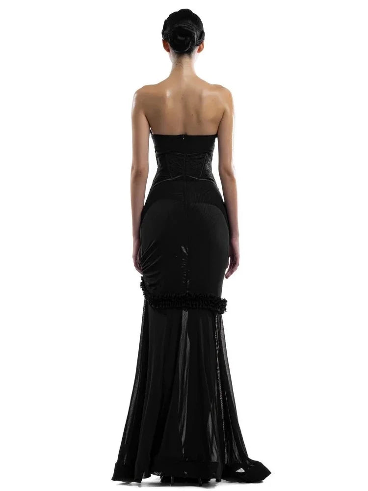 Samara Floral Corset Gown Dress