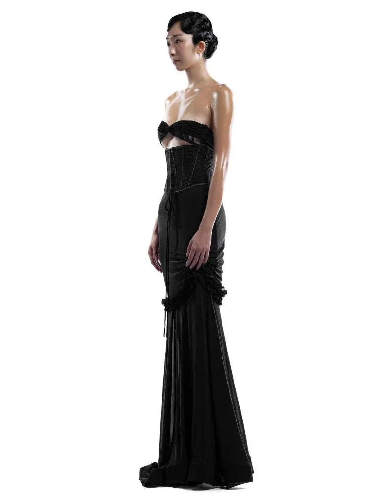 Samara Floral Corset Gown Dress