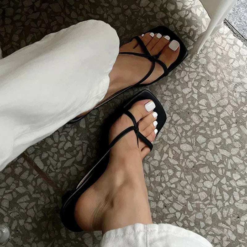 Selena Strappy Toe Sandals