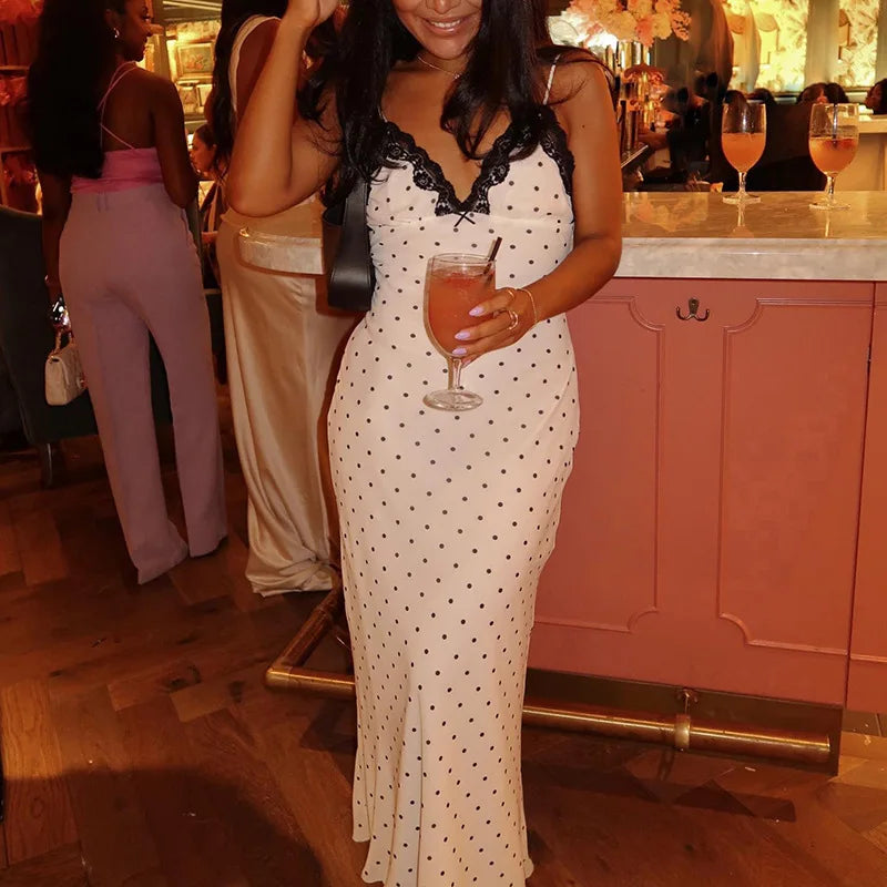 Tammy Polka Dot Slip Dress