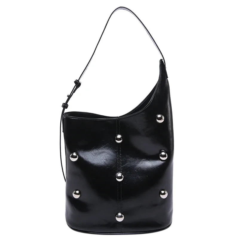 Sofia Embellished Shoulder Bucket Bag