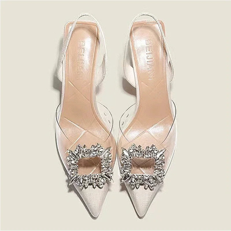Sabrina Embellished Pointed Toe Heels