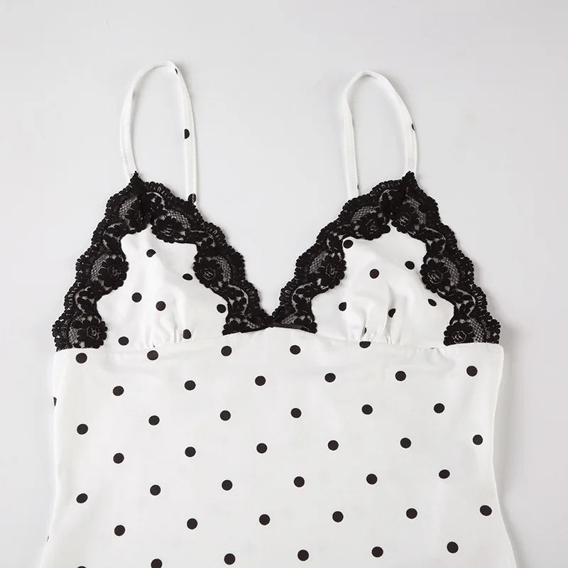 Tammy Polka Dot Slip Dress