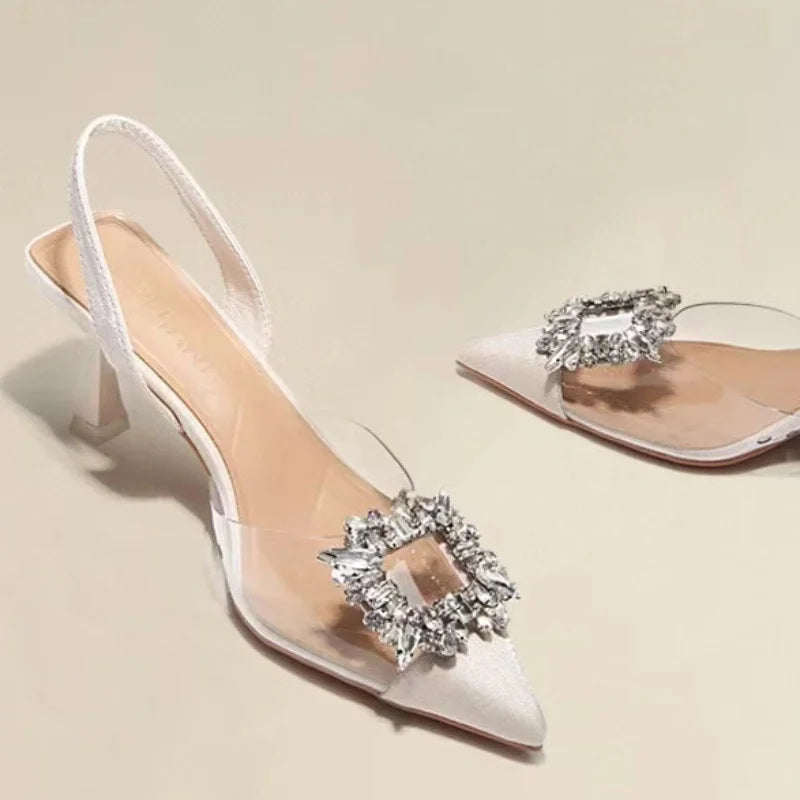 Sabrina Embellished Pointed Toe Heels