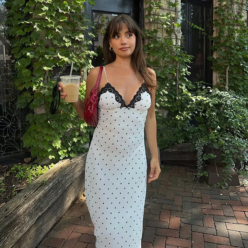 Tammy Polka Dot Slip Dress
